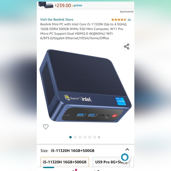 Beeline Mini PC - Picture 1 of 4